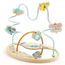 Labirinto abaco 18M+ in legno – BABY LOOPY – Djeco