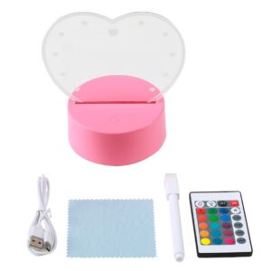 Lampada Lavagna luminosa Cuore Message Love