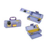 ITOTAL - Organizer a Forma di Bauletto con Lucchetto Black Cat Viola